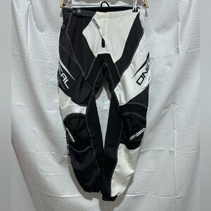 O’Neal Element Black and White Kids Moto Racing Pants
